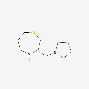 3-(Pyrrolidin-1-ylmethyl)-1,4-thiazepane - 1350988-98-5