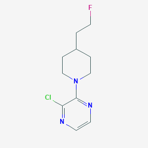 2-Chloro-3-(4-(2-fluoroethyl)piperidin-1-yl)pyrazine - 2090990-49-9