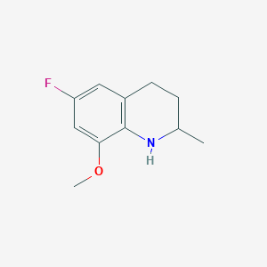 6-Fluoro-8-methoxy-2-methyl-1,2,3,4-tetrahydroquinoline - 2168490-51-3