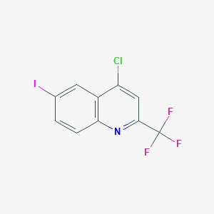 4-Chloro-6-iodo-2-(trifluoromethyl)quinoline - 887350-57-4