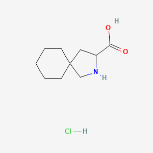2-Azaspiro[4.5]decane-3-carboxylic acid hydrochloride - 88578-97-6
