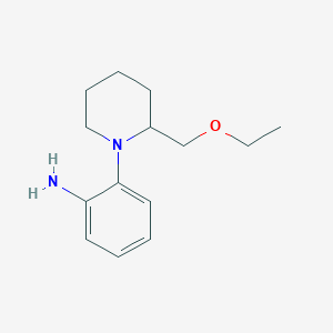 2-(2-(Ethoxymethyl)piperidin-1-yl)aniline - 2098117-71-4