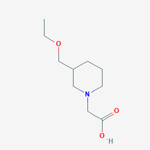 2-(3-(Ethoxymethyl)piperidin-1-yl)acetic acid - 1874022-28-2