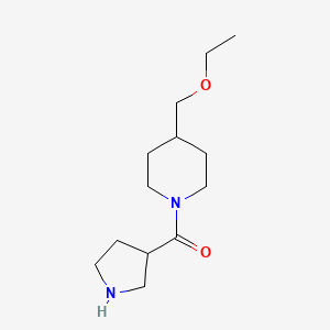 (4-(Ethoxymethyl)piperidin-1-yl)(pyrrolidin-3-yl)methanone - 1587353-19-2