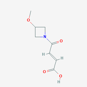 (E)-4-(3-methoxyazetidin-1-yl)-4-oxobut-2-enoic acid - 1865935-30-3