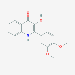 2-(3,4-Dimethoxyphenyl)-3-hydroxyquinolin-4(2H)-one - 1946021-38-0