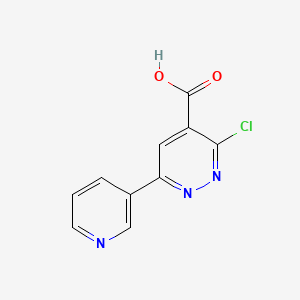 3-Chloro-6-(pyridin-3-yl)pyridazine-4-carboxylic acid - 1537055-83-6