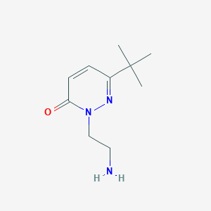 2-(2-aminoethyl)-6-(tert-butyl)pyridazin-3(2H)-one - 1934761-46-2