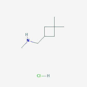 1-(3,3-dimethylcyclobutyl)-N-methylmethanamine hydrochloride - 2098121-45-8