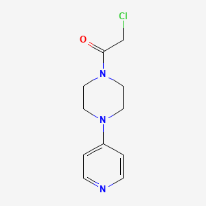 2-Chloro-1-[4-(pyridin-4-yl)piperazin-1-yl]ethan-1-one - 491837-82-2
