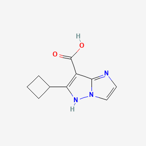 6-cyclobutyl-1H-imidazo[1,2-b]pyrazole-7-carboxylic acid - 2092712-79-1