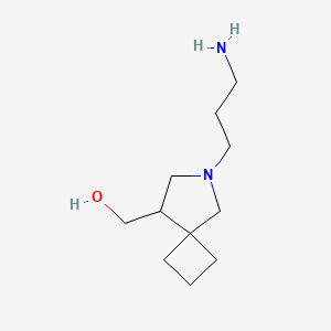 (6-(3-Aminopropyl)-6-azaspiro[3.4]octan-8-yl)methanol - 2098109-24-9