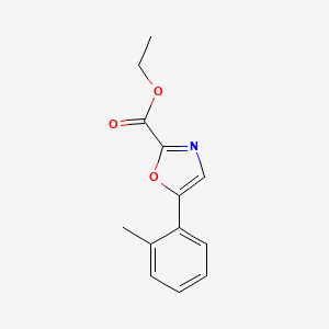 Ethyl 5-(o-tolyl)oxazole-2-carboxylate - 2098112-71-9