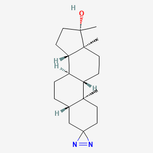 3,3-Azo-17alpha-methyl-5alpha-androstan-17beta-ol - 2429-17-6