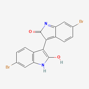 (E)-6-Bromo-3-(6-bromo-2-oxoindolin-3-ylidene)indolin-2-one - 1147124-21-7