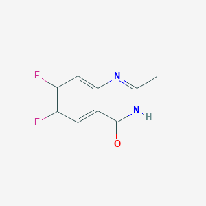 6,7-Difluoro-2-methylquinazolin-4(3H)-one - 1033778-42-5