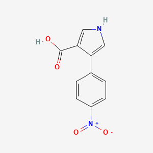 4-(4-Nitrophenyl)-1H-pyrrole-3-carboxylic acid - 358986-47-7