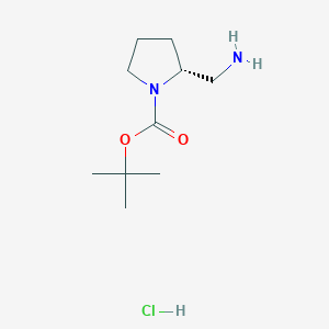 (R)-tert-Butyl 2-(aminomethyl)pyrrolidine-1-carboxylate hydrochloride - 1190890-12-0