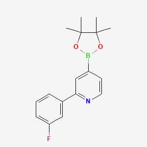 2-(3-Fluorophenyl)-4-(4,4,5,5-tetramethyl-1,3,2-dioxaborolan-2-yl)pyridine - 736990-42-4