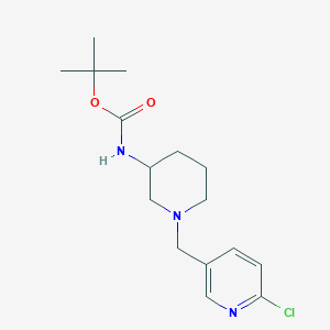 [1-(6-Chloro-pyridin-3-ylmethyl)-piperidin-3-yl]-carbamic acid tert-butyl ester - 939986-37-5