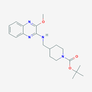 tert-Butyl 4-(((3-methoxyquinoxalin-2-yl)amino)methyl)piperidine-1-carboxylate - 1065485-11-1