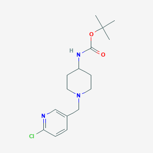 [1-(6-Chloro-pyridin-3-ylmethyl)-piperidin-4-yl]-carbamic acid tert-butyl ester - 939986-36-4