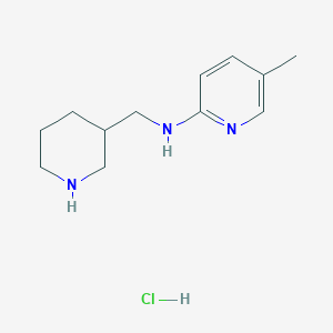 5-methyl-N-(piperidin-3-ylmethyl)pyridin-2-amine hydrochloride - 1185312-77-9