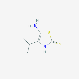 5-amino-4-isopropylthiazole-2(3H)-thione - 