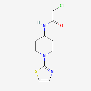 2-Chloro-N-(1-thiazol-2-yl-piperidin-4-yl)-acetamide - 1065484-54-9