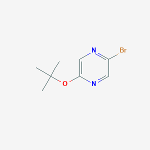 2-Bromo-5-(tert-butoxy)pyrazine - 1159816-36-0
