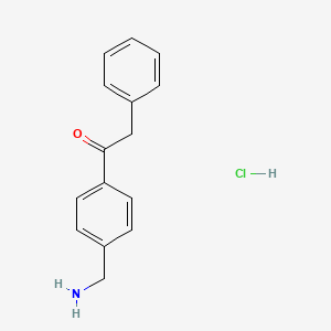 1-(4-(Aminomethyl)phenyl)-2-phenylethanone hydrochloride - 24244-39-1