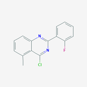 4-Chloro-2-(2-fluorophenyl)-5-methylquinazoline - 885277-61-2