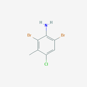 4-Chloro-2,6-dibromo-3-methylaniline - 861559-78-6