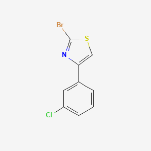 2-Bromo-4-(3-chlorophenyl)thiazole - 886367-79-9