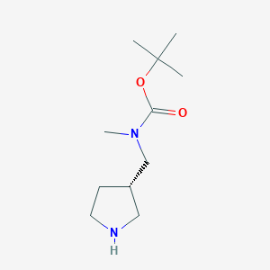(S)-Tert-butyl methyl(pyrrolidin-3-ylmethyl)carbamate - 1064052-00-1