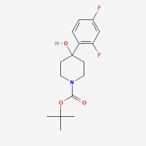 1-Boc-4-(2,4-difluorophenyl)-4-hydroxypiperidine - 941711-19-9