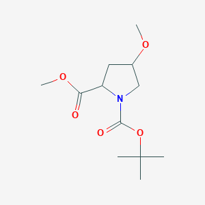 1-tert-Butyl 2-methyl 4-methoxypyrrolidine-1,2-dicarboxylate - 200184-86-7