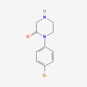 1-(4-Bromophenyl)piperazin-2-one - 877679-22-6