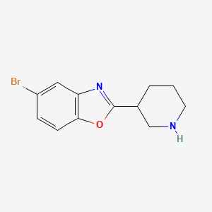 5-Bromo-2-piperidin-3-YL-benzooxazole - 885275-09-2