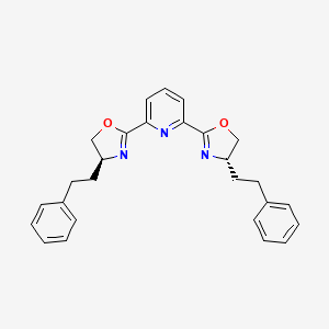2,6-Bis((S)-4,5-dihydro-4-phenethyloxazol-2-yl)pyridine - 1012042-02-2