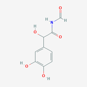 2-(3,4-dihydroxyphenyl)-N-formyl-2-hydroxyacetamide - 672-73-1