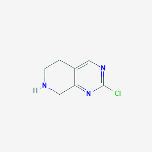2-Chloro-5,6,7,8-tetrahydropyrido[3,4-d]pyrimidine - 1196153-06-6