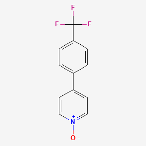 4-(4-(Trifluoromethyl)phenyl)pyridine 1-oxide - 545396-52-9