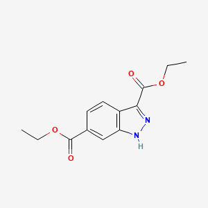 1H-INDAZOLE-3,6-DICARBOXYLIC ACID DIETHYL ESTER - 891782-58-4