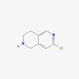 7-Chloro-1,2,3,4-tetrahydro-2,6-naphthyridine - 1060816-44-5