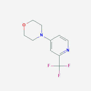 4-(2-(Trifluoromethyl)pyridin-4-yl)morpholine - 1065101-82-7