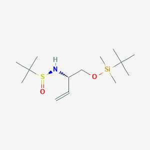 (S)-N-((S)-1-((tert-Butyldimethylsilyl)oxy)but-3-en-2-yl)-2-methylpropane-2-sulfinamide - 926660-07-3