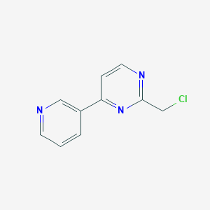 2-(Chloromethyl)-4-(pyridin-3-yl)pyrimidine - 944899-71-2