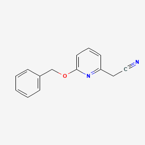 2-(6-(Benzyloxy)pyridin-2-yl)acetonitrile - 1000545-89-0