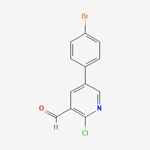 5-(4-Bromophenyl)-2-chloropyridine-3-carboxaldehyde - 1119449-39-6